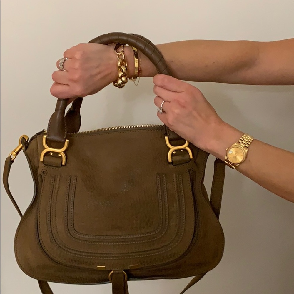 Brown Chloé tote.